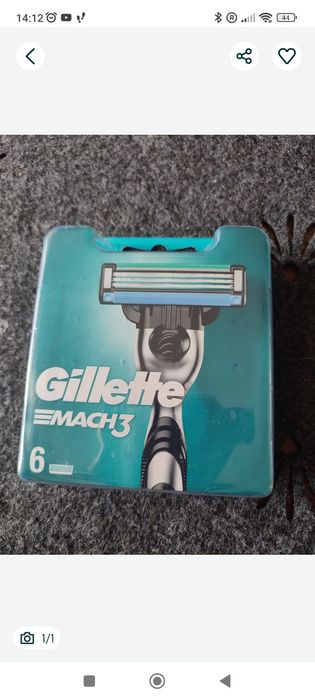 Gillette mach 3, 6 sztuk.