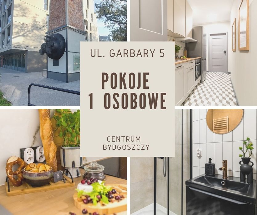 1 Pokój jednoosobowy, stancja w centrum ul. Garbary 5 nowe budownictwo