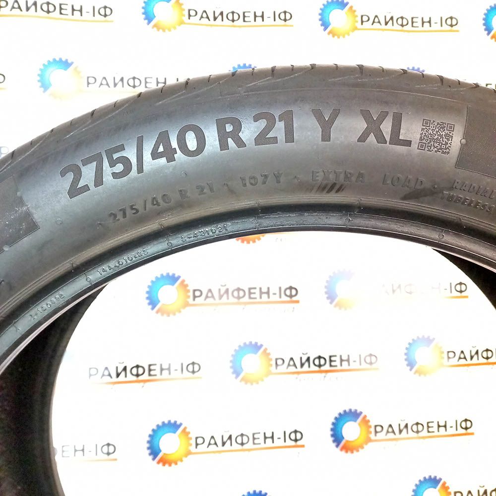 275/40 R21 Continental PremiumContact RunFlat б/у шини 2шт ^ Ar2402180