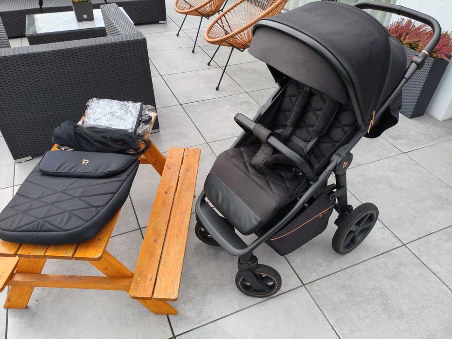 Wózek spacerowy Future Design XPLODE Jet Black - Stan bardzo dobry
