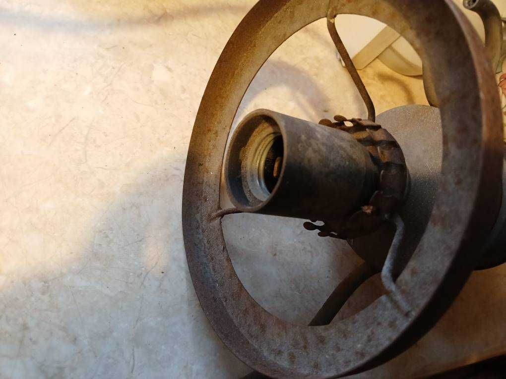 Lampa z epoki do odrestaurowania . Całkowita długość 64 cm.