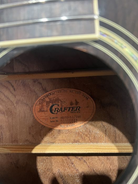 Gitara crafter korea  12 strun gratis struny martin