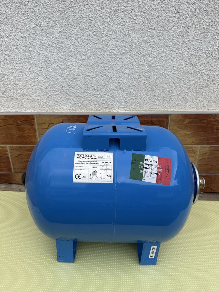 Гидроаккумулятор Watersystem WAO 50л горизонтальний