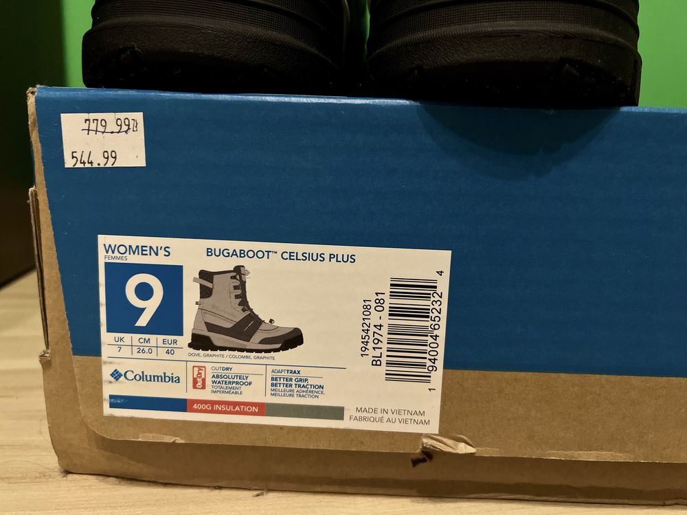 Columbia sniegowce Bugaboot Celsius 40 r