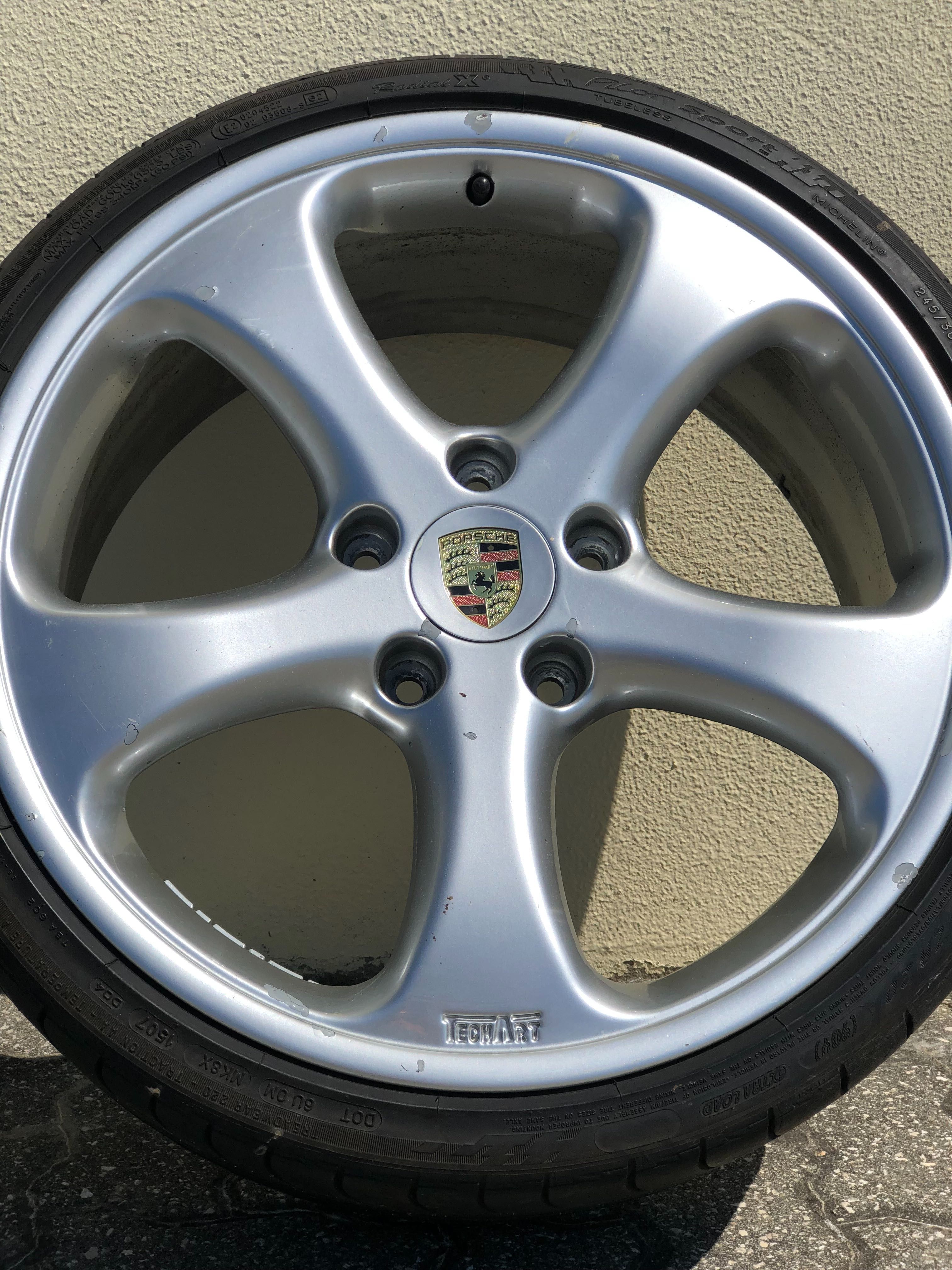 Jantes Porsche TechArt 20" c/ pneus