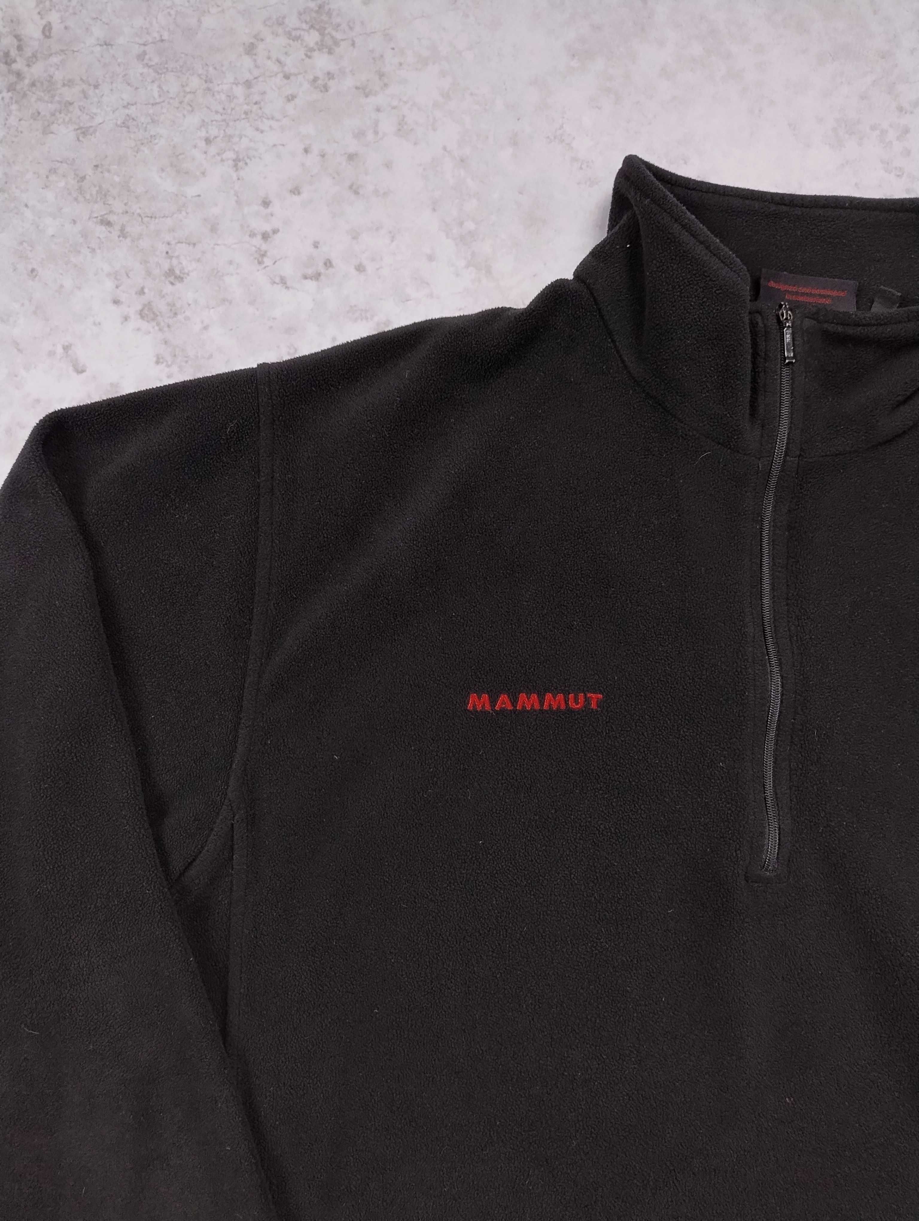 Czarny polar Mammut Tecnopile half zip outdoor turystyczny XXL