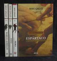 Livros Colecção Os Romanos Max Gallo Quadrilogia Completa
