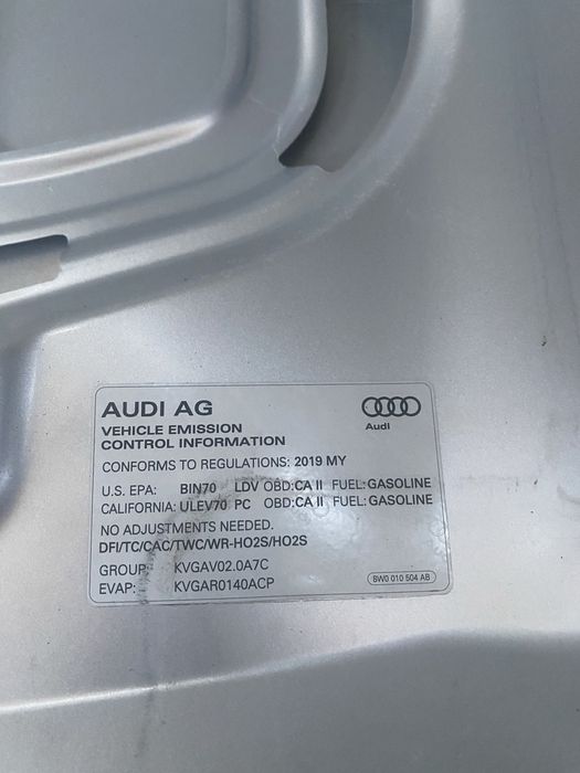 Капот audi A5 2019
