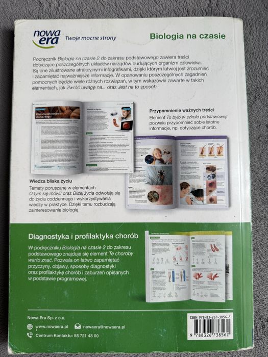 Biologia na czasie 2 podrecznik + ćwiczenia