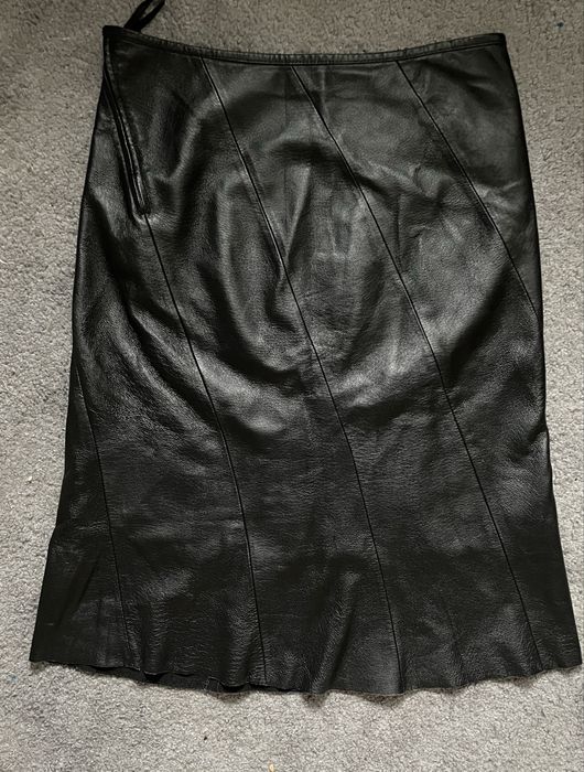 Шкіряна спідниця vero moda