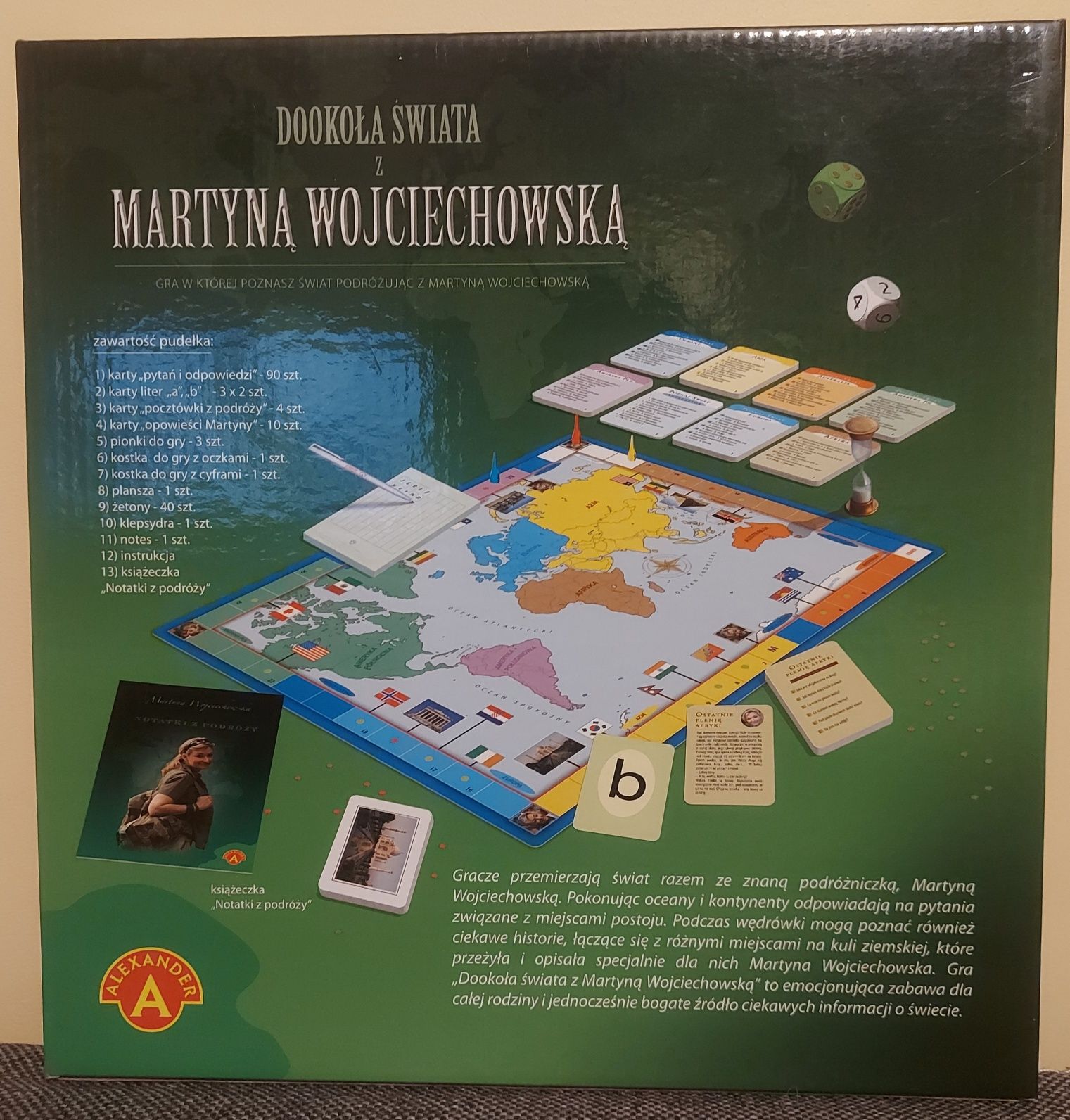 Gra planszowa Dookoła świata z Martyną Wojciechowską