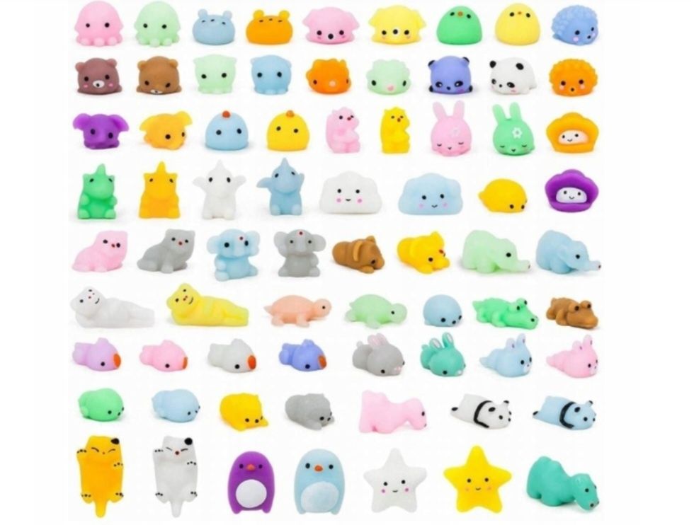 10 x MOCHI SQUISHY FIDGET gniotek GNIOTKI pop it moczi kolorowe mix pr