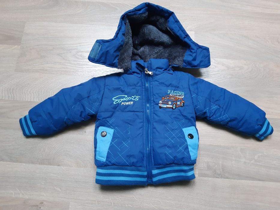 Kombinezon dziecięcy chłopięcy ciepły 12 miesięcy kurtka i spodnie