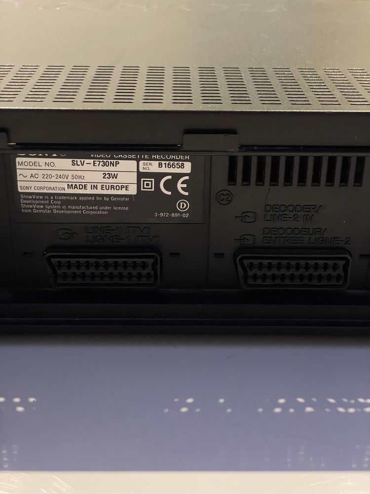 Leitor de cassetes e gravador SONY