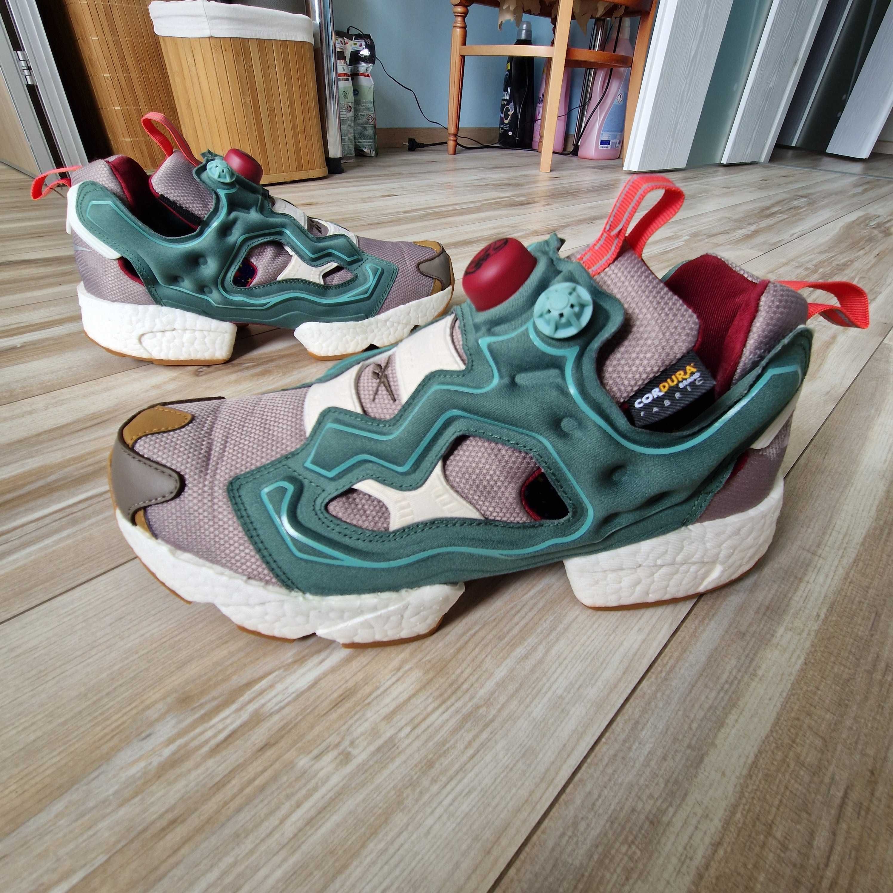 Buty Reebok BBC x InstaPump Fury Boost Earth, stan idealny, limitowane
