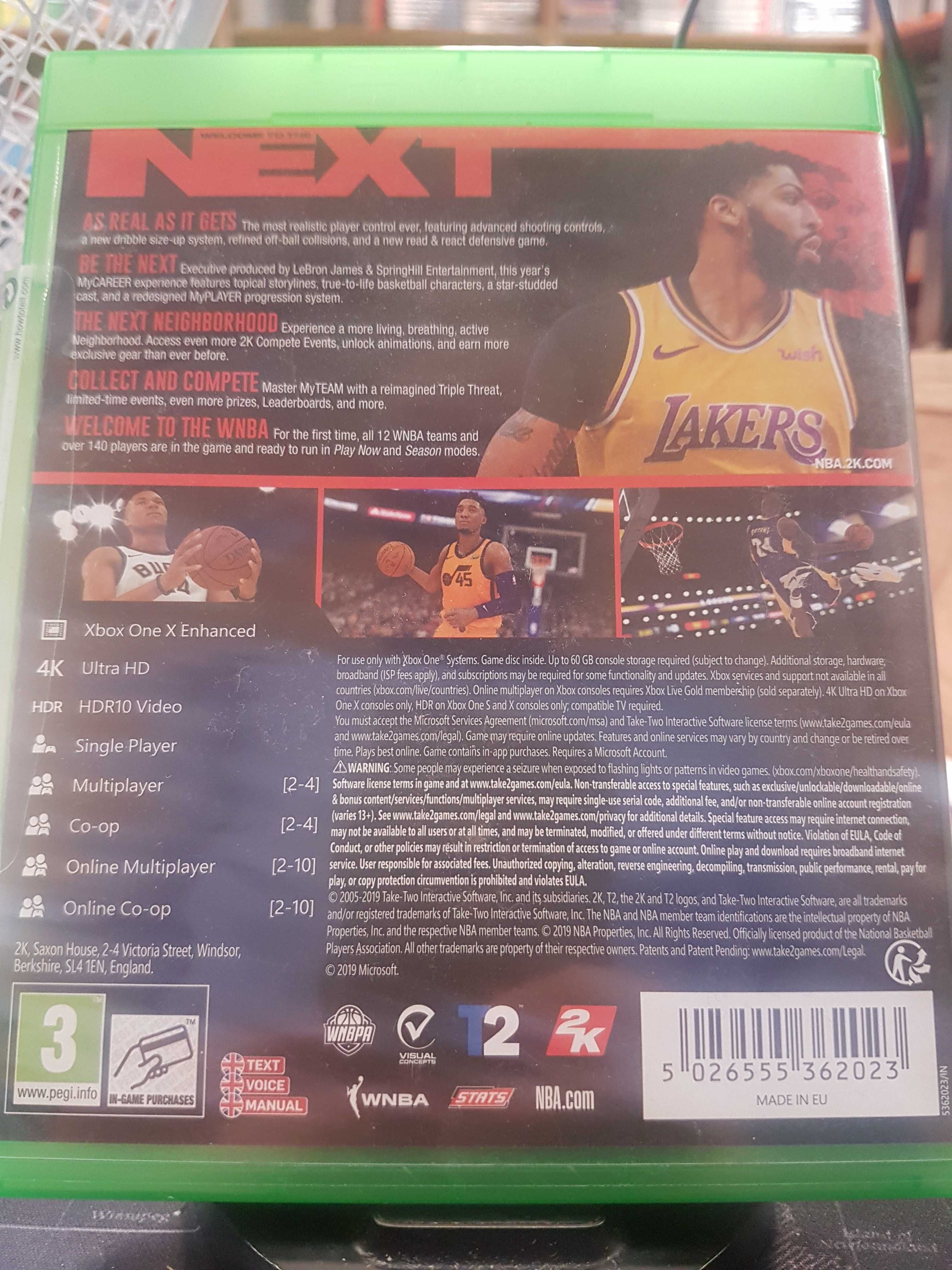 NBA 2K20 XBOX ONE, SklepRetroWWA