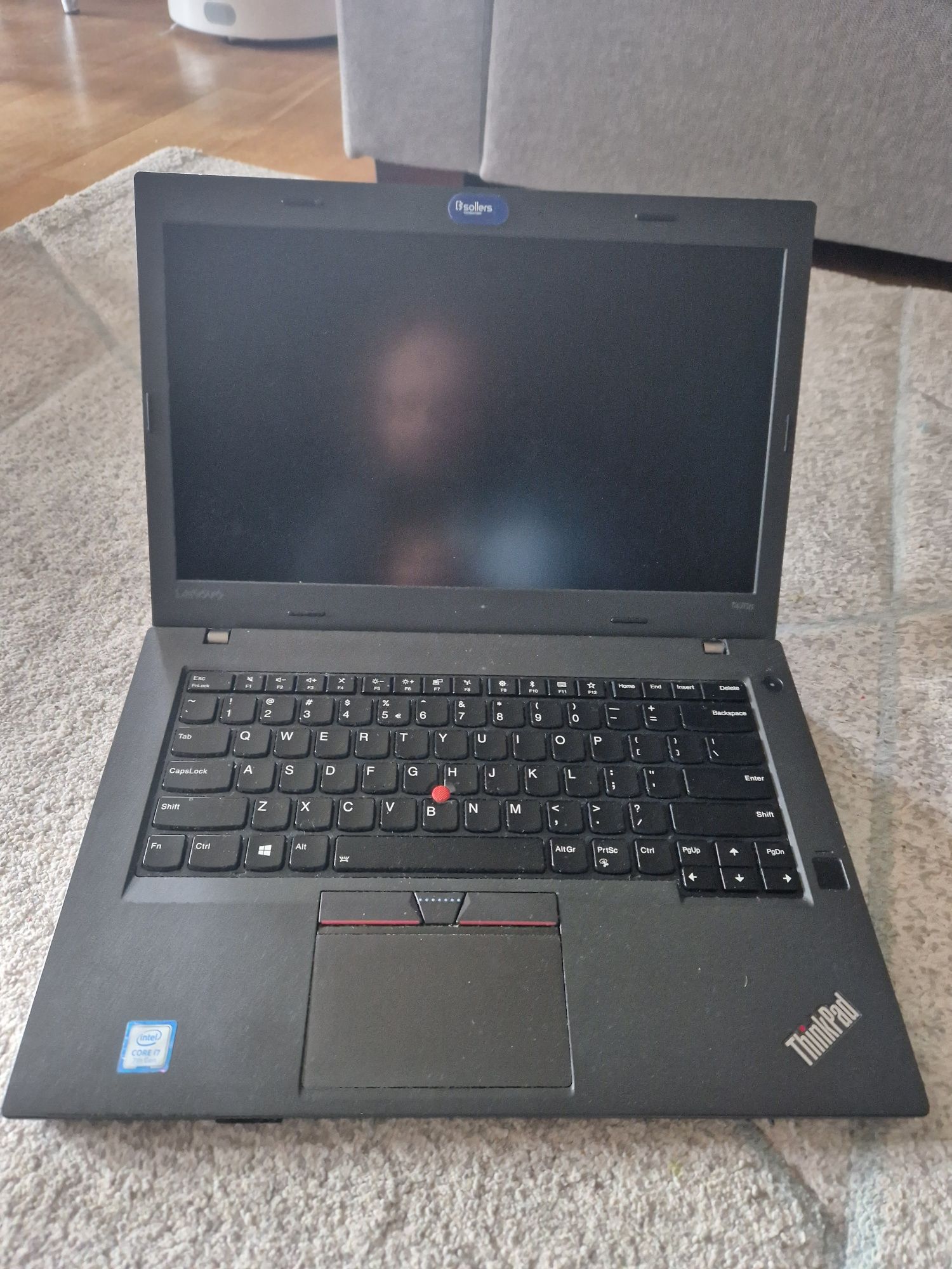 Laptop Lenovo T470p 32GB Ram, i7-7700HQ, 480 GB SSD Win10