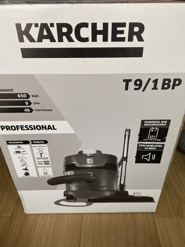 Odkurzacz Karcher T9/1 Bp. akumulatorowy