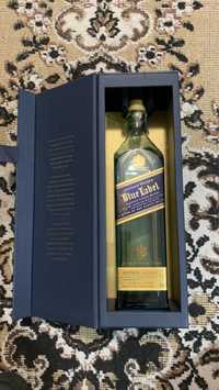 Пустая бутылка из под виски Johnny Walker Blue label