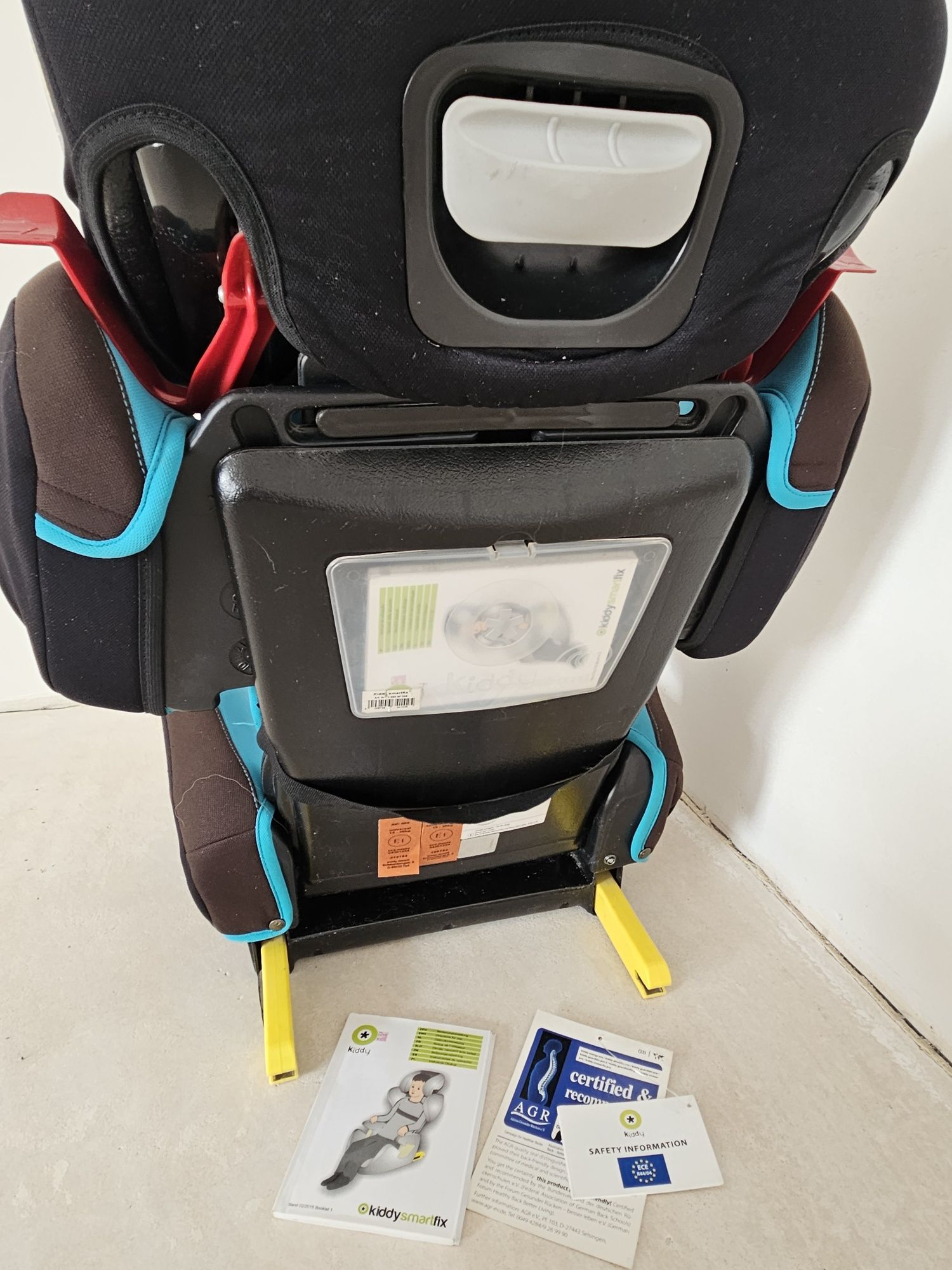 Fotelik Kiddy SmartFix 18-36 kg, z Isofix (niebieski)
