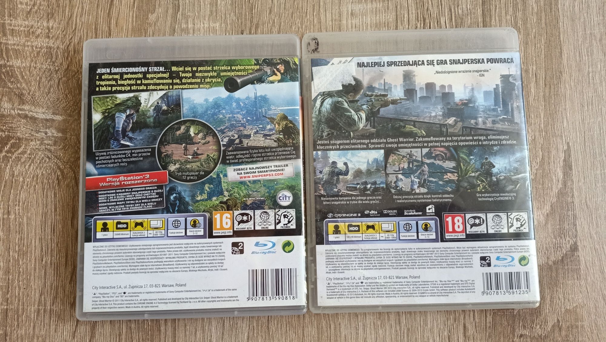 Sniper Ghost Warrior, Sniper 2 PS3 komplet