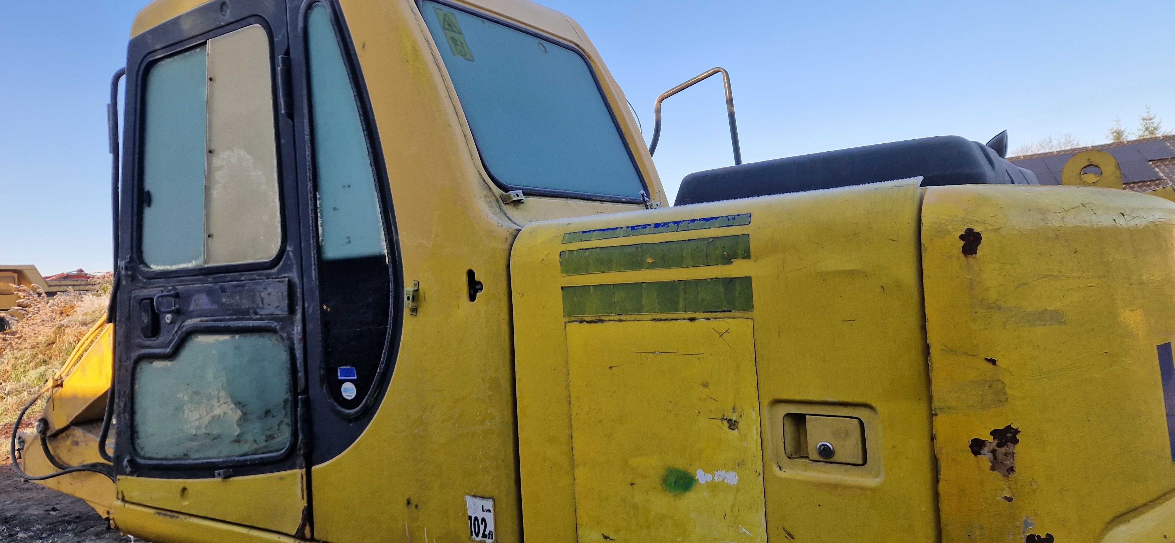 koparka komatsu pc 130-6 łyżka i szybko złącze hydrauliczne części