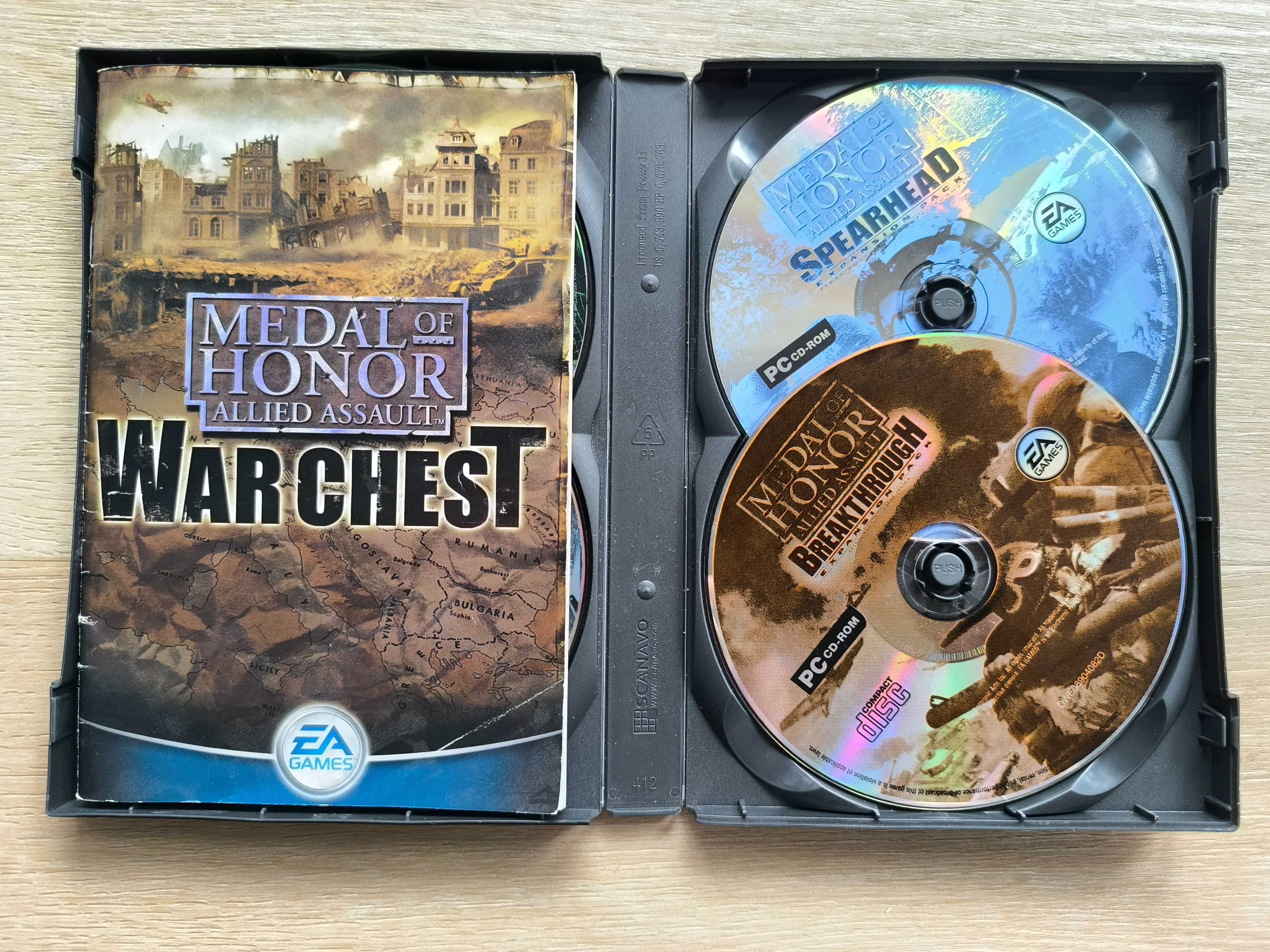 Medal of Honor Warchest - Allied Assault +Spearhead +Breakthrough [PC]