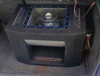 Subwoofer samochodowy + wzmacniacz