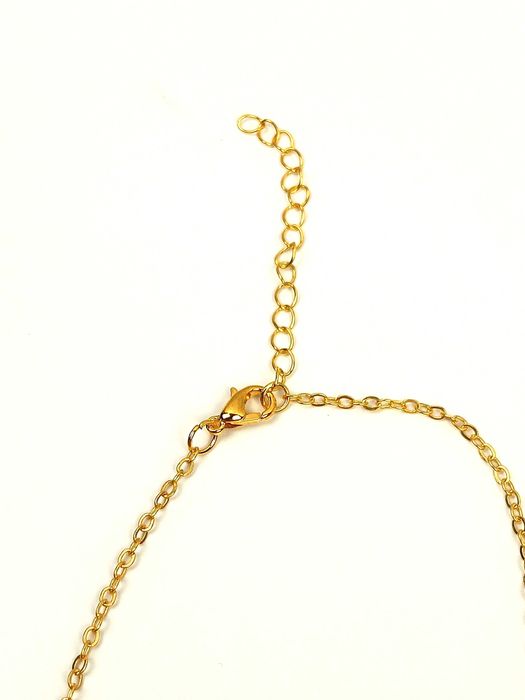 Nowy złoty naszyjnik zawieszką w kształcie serca, pszczoła,  cyrkonie