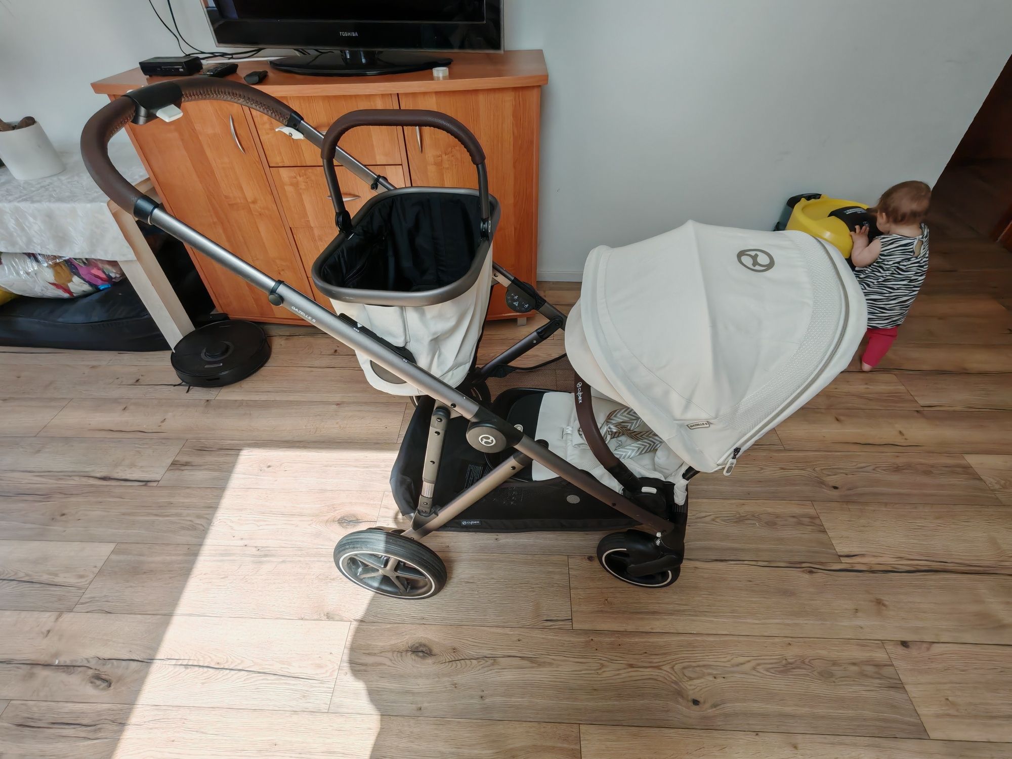 Cybex gazelle S seashell beige