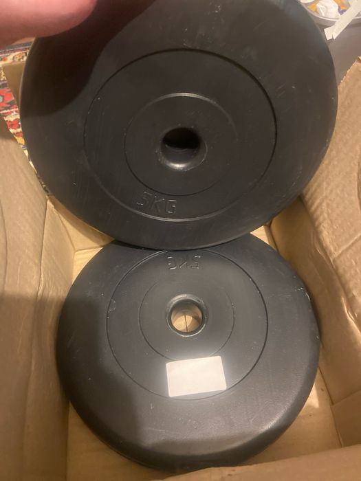 Млинці для гантелі - штанги 4шт Х 5кг.