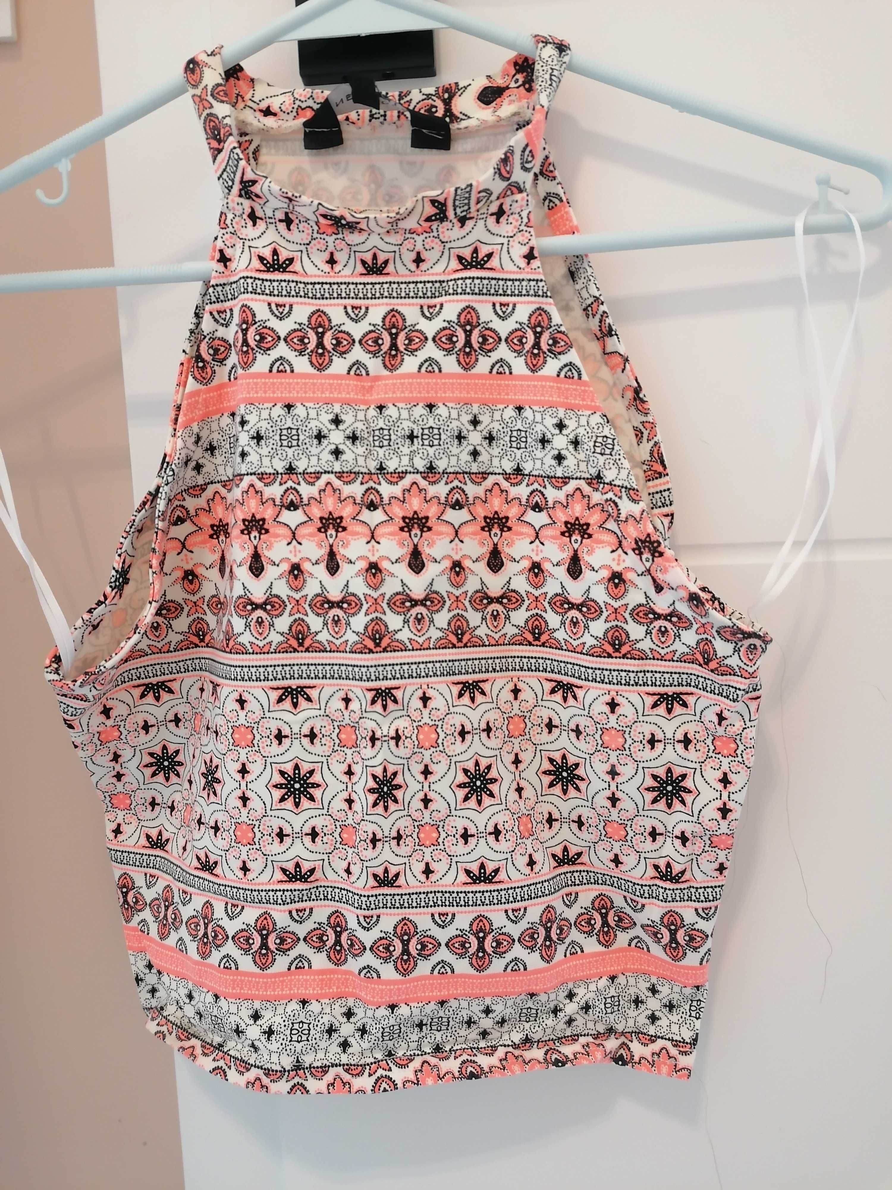 Krótki crop top NEW LOOK