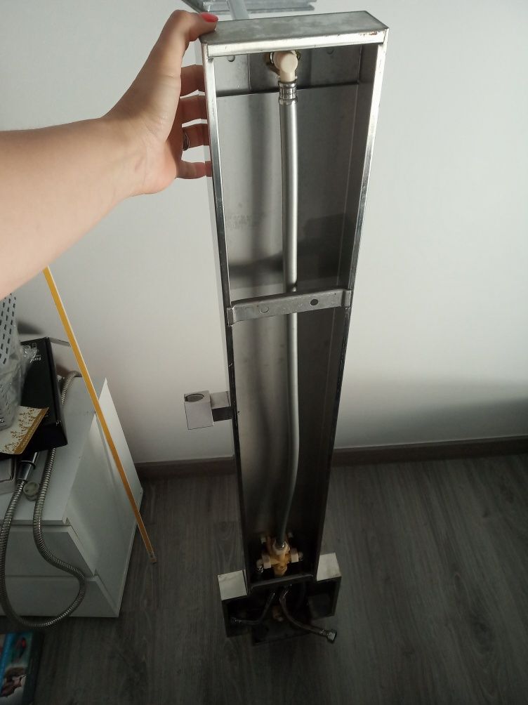 Coluna de duche em inox, ótimo estado