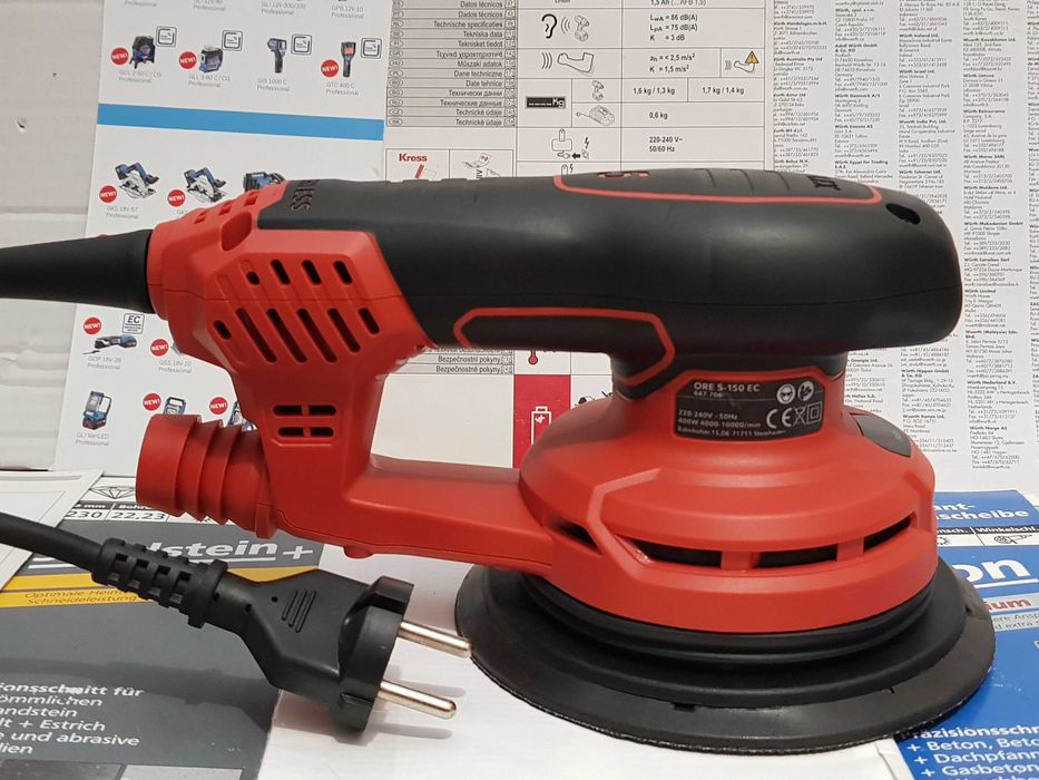 Szlifierka bezszczotkowa FLEX ORE 5-150 EC mimośrodowa Nowa 150/5