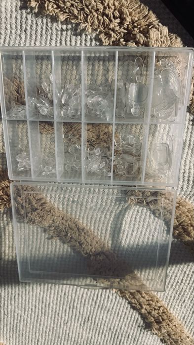 Przezroczyste tipsy do stóp