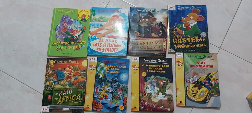 Livros Geronimo Stilton.
