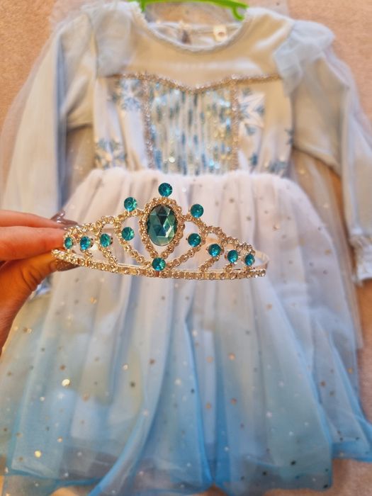 Платье Эльзы Холодное сердце с короной