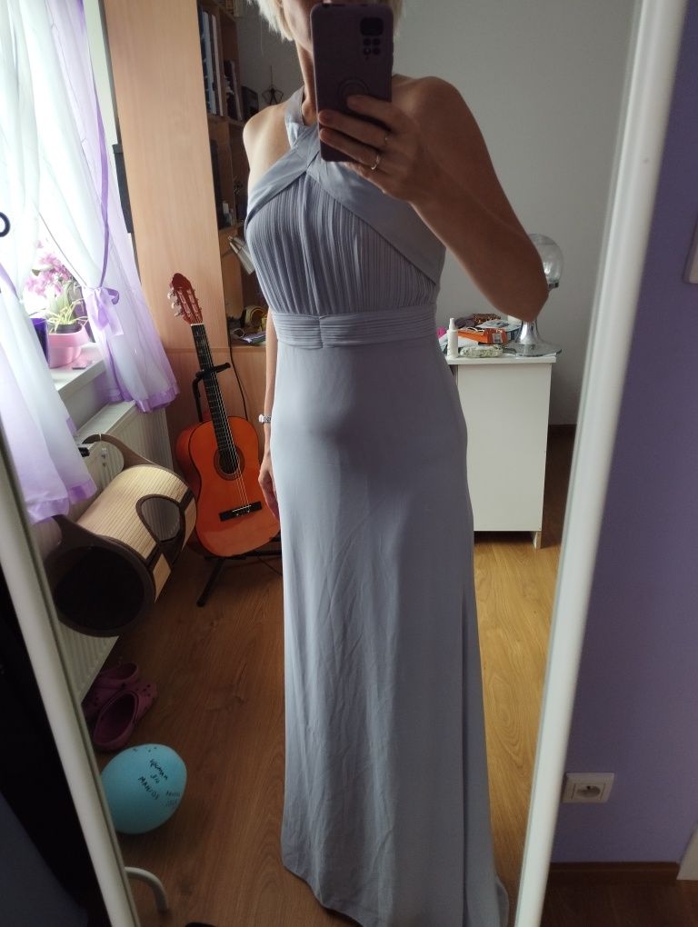 Piękna długa elegancka suknia 40