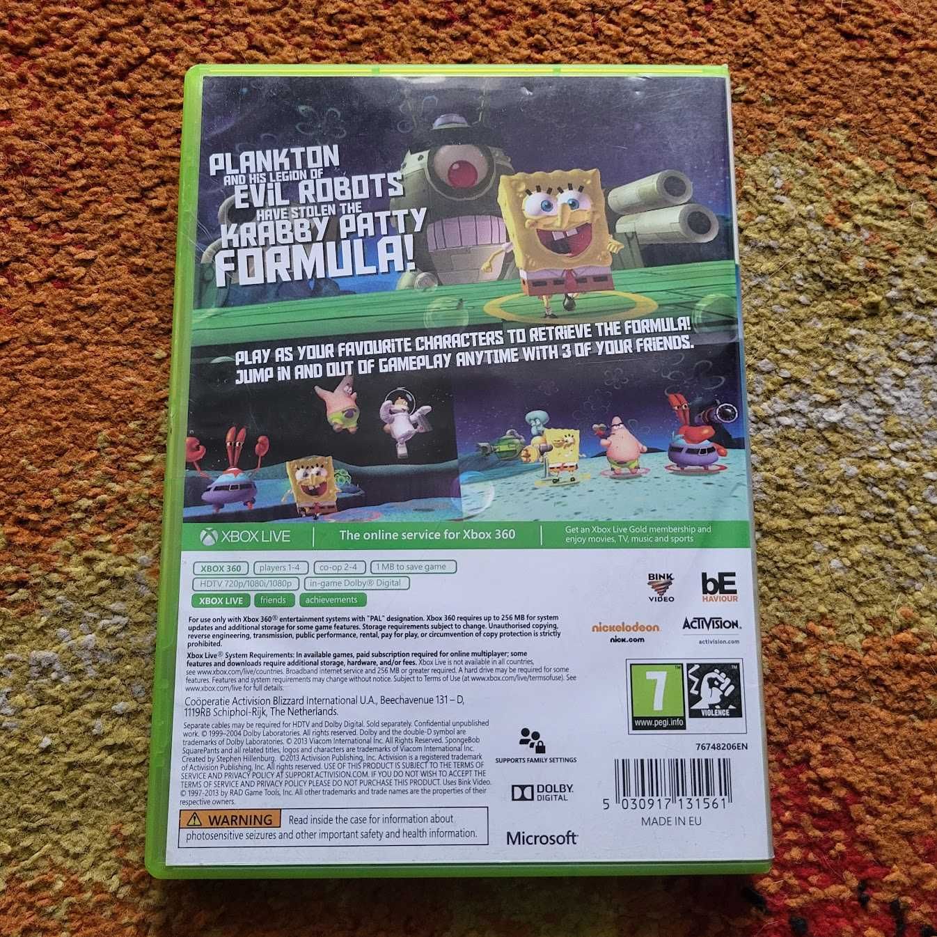 Spongebob Plankton's Robotic Revenge Xbox 360, Skup/Sprzedaż