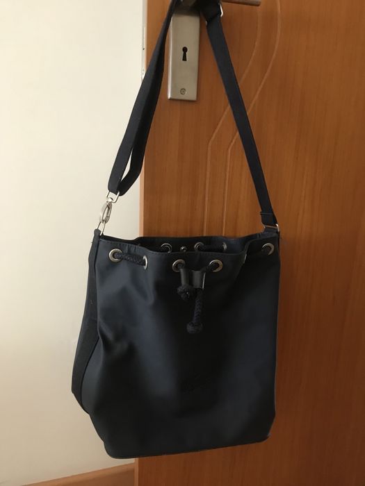 Mala Lacoste original, azul indigo