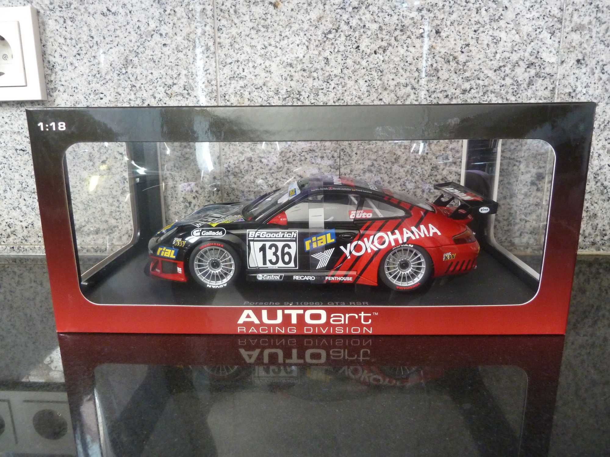 1:18 AutoArt, Porsche 911 GT3 RSR, Yokohama, Minichamps