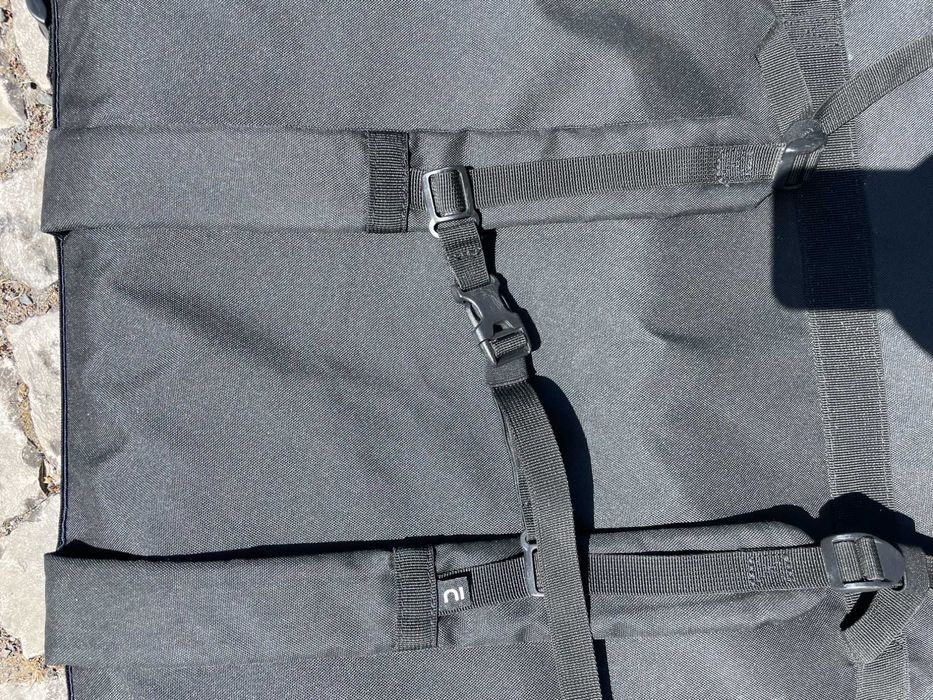 Capa de Bodyboard 500 Dupla "daily bag" Preto Azul