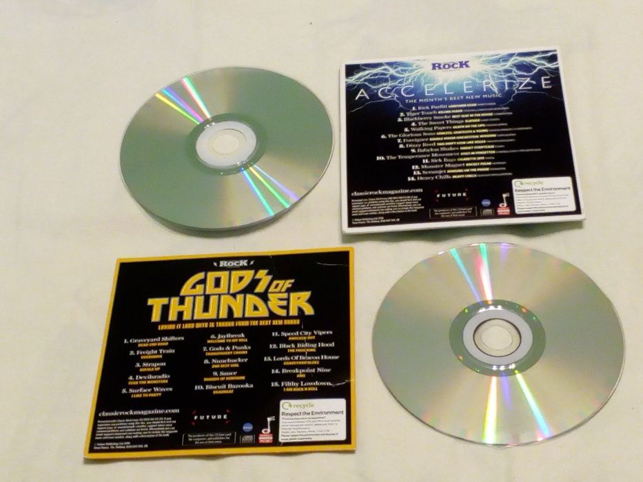 cd ,Classic Rock - Godz of Thunder , Accelerize - 2018 -19 г.