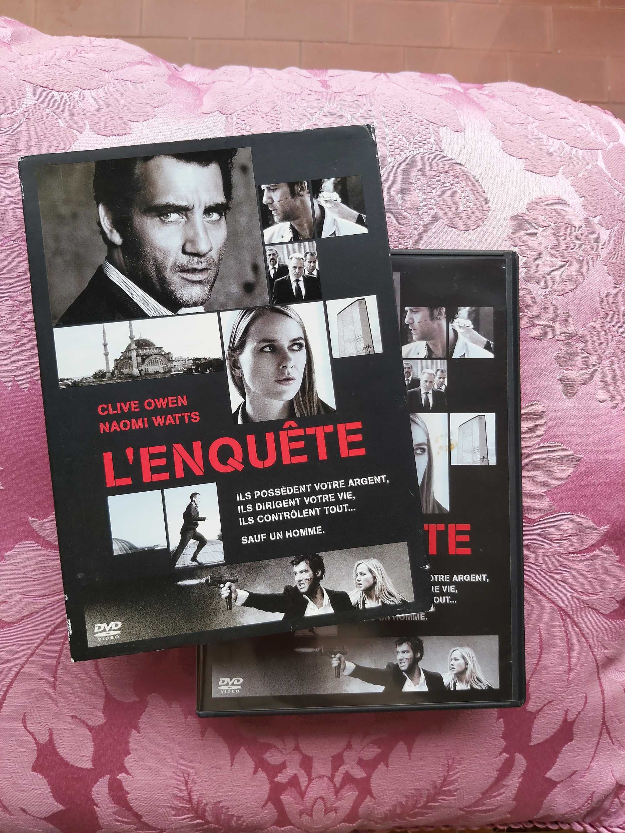 DVD "The International" com Clive Owen e Naomi Watts