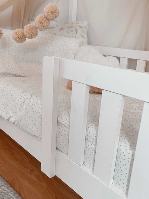 Cama Montessori Kit Bebé Criança - Dossel Especial - com colchão NOVO