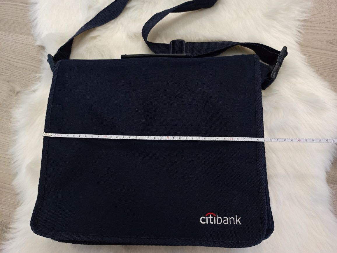 Torba na ramię nowa Citibank granatowa