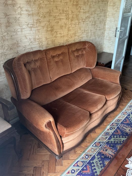 Sofá-cama 2 lugares veludo