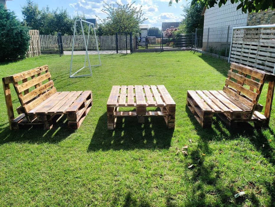 Meble ogrodowe z palet