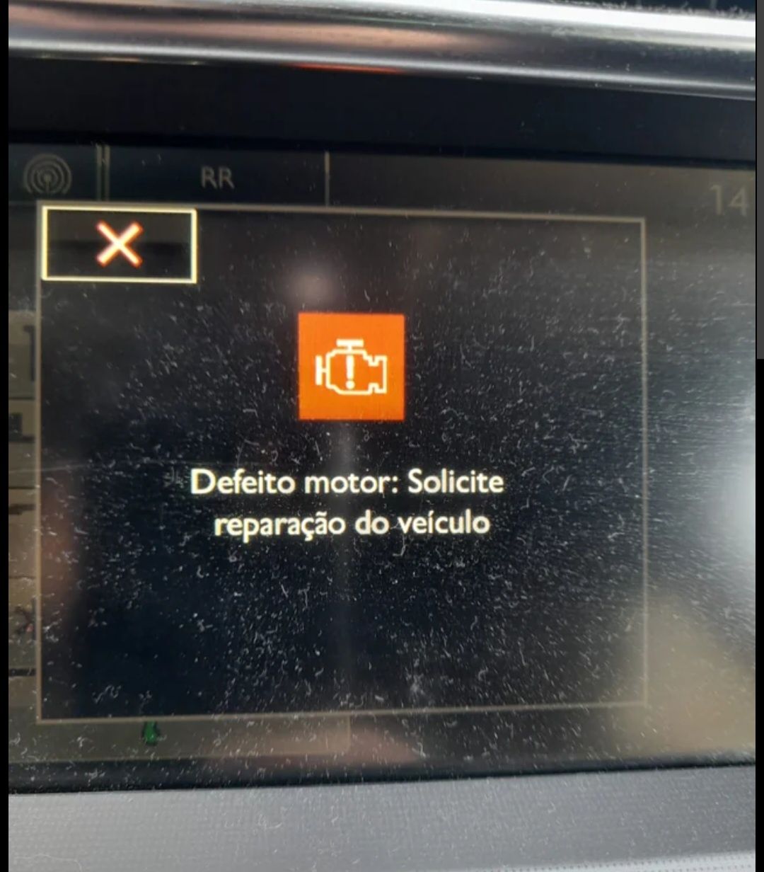Defeito no motor Peugeot Citroen