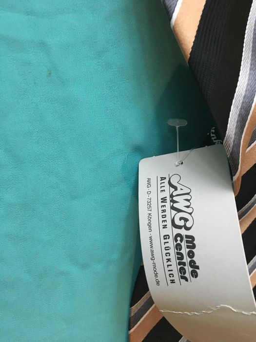 Krawat nowy AWG Duke of Dunkan czarno-złoty paski 2+1 gratis